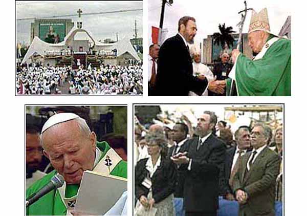 Pictures of JP II on his visit to Cuba